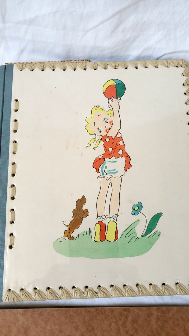Vintage Scrapbooks, Robin and Child Covers Craft Projects - 2