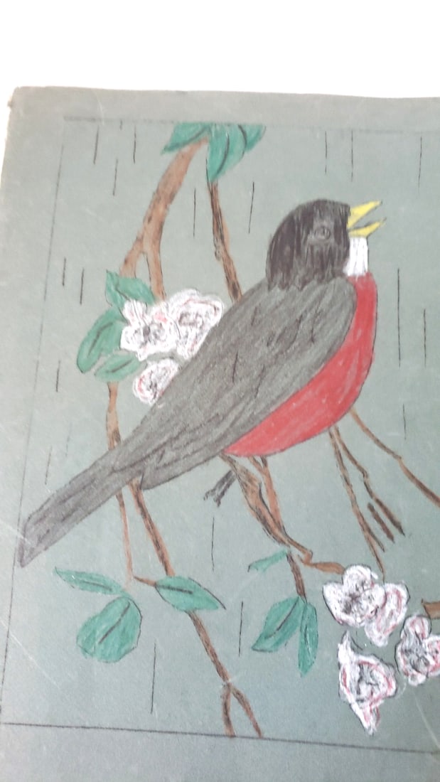 Vintage Scrapbooks, Robin and Child Covers Craft Projects - 3