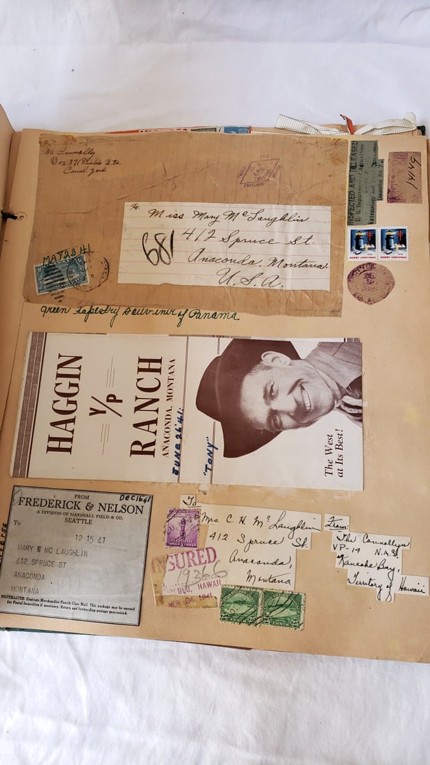 Vintage Montana State University 1939-1941 Scrapbook with Programs & Memorabilia - 10