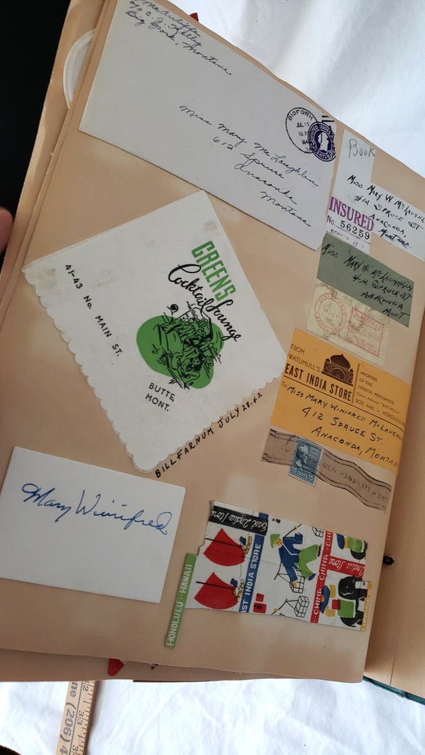 Vintage Montana State University 1939-1941 Scrapbook with Programs & Memorabilia - 14