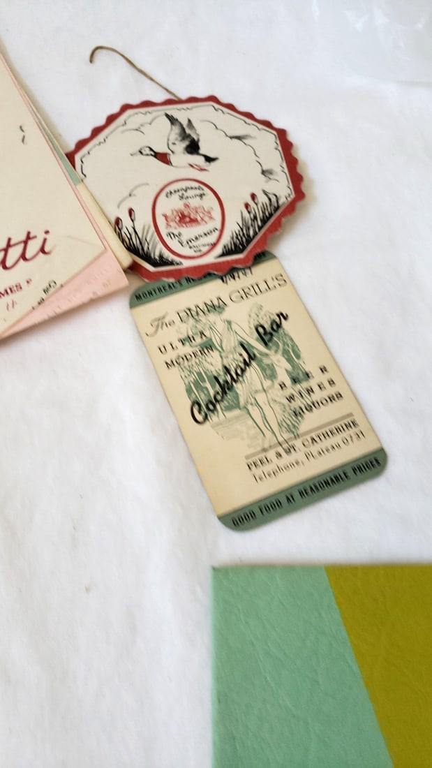Vintage Restaurant Menu Lot: Hotel Whitcomb 1945, Marine Grill, Golden Dragon, Toffenetti - 7