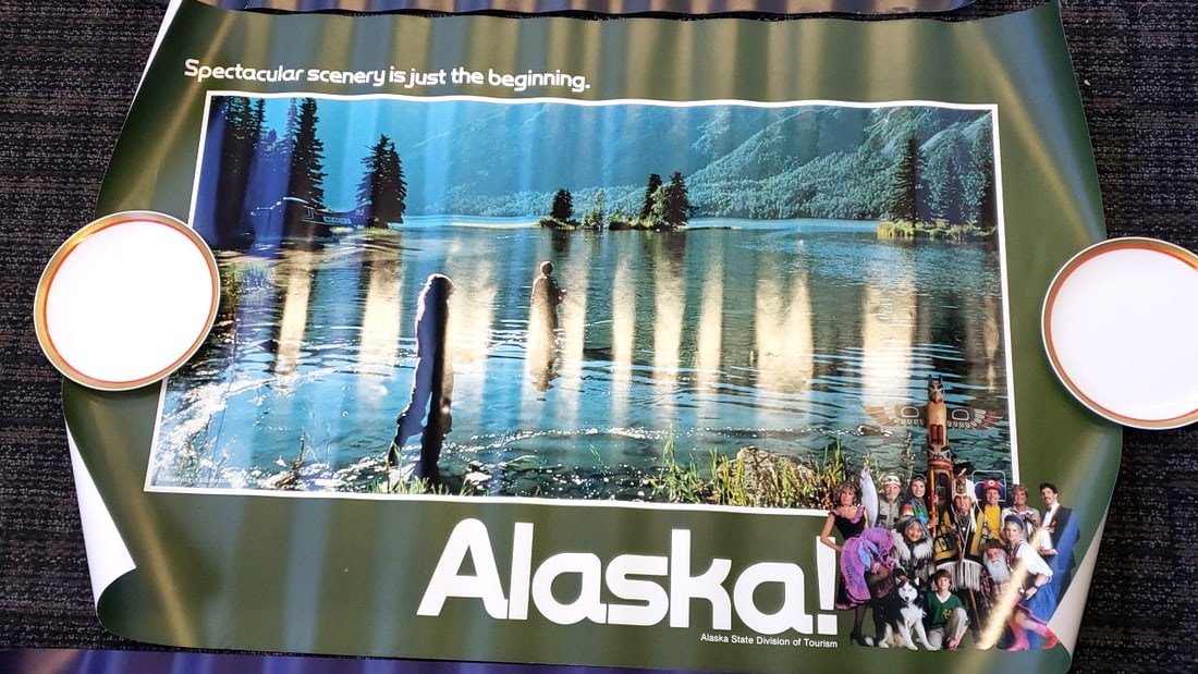 Lot of 4 Alaska State Division of Tourism Posters Spectacular Scenery Is Just the Beginning - 3