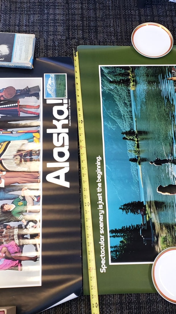 Lot of 4 Alaska State Division of Tourism Posters Spectacular Scenery Is Just the Beginning - 5