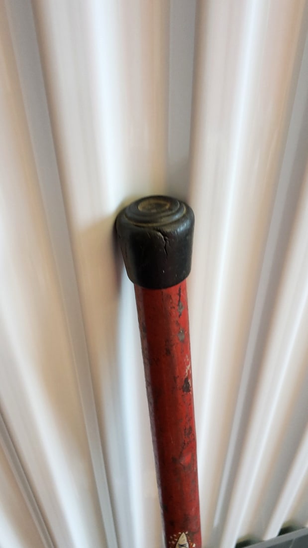 Rocket Pogo Stick Red Metal with Black Rubber Handle and Footrests - 3