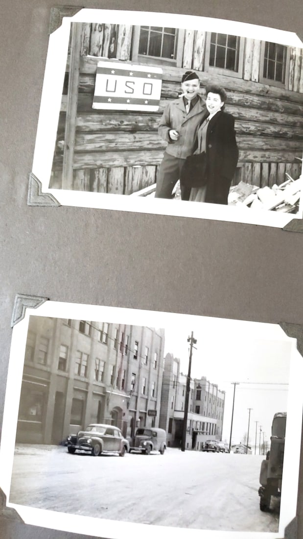 Large photo album military, small town, sweethearts 1940s - 10