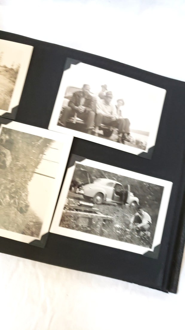 Vintage Snapshot Photo Albums Lot with Niagara Falls 1947 & Family Photographs - 12