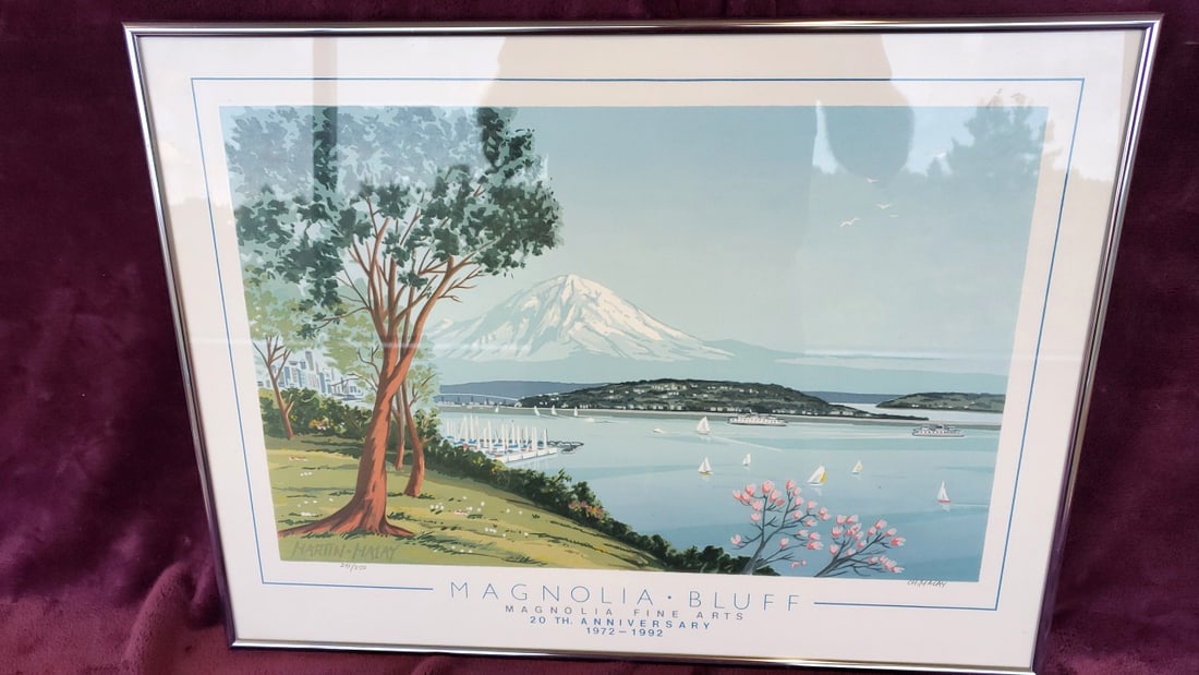 Martin-Malay Magnolia Bluff Framed Limited Edition Print 24/250 Magnolia Fine Arts Anniversary: 30 x 18 x 1 7 lb Low Estimate: 25.00 High Estimate: 150.00