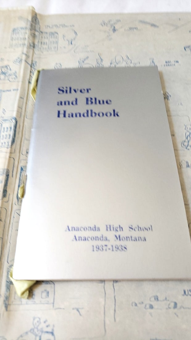 Mixed ephemera 1938 Anaconda High School Commencement Programs Suice Box IX Student Literary Boo... - 8