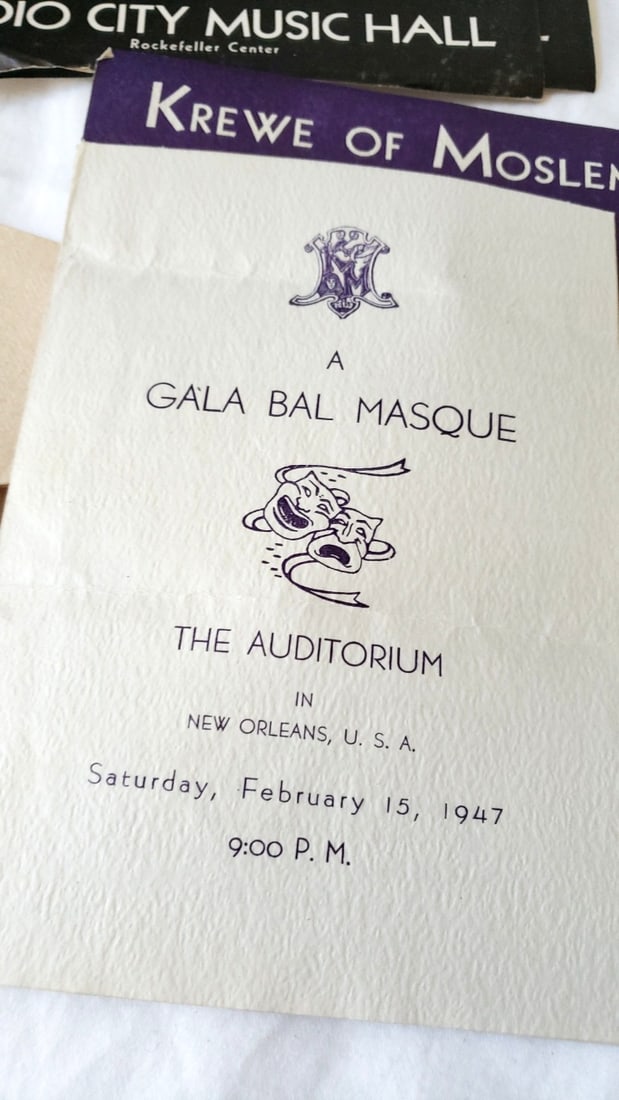 Vintage 1940s Programs Lot Radio City Music Hall Biltmore Bowl SF Opera Circus Daze 1947 - 7