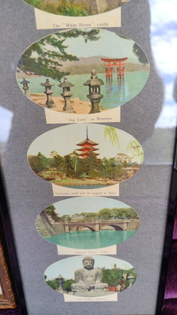 Aspioti Brothers Framed Corfu Holy Saturday Procession Print & Japanese Scenic Prints - 6