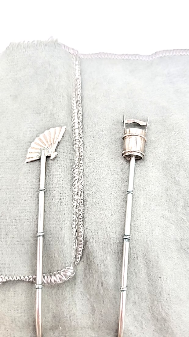 Set Of 6 Sterling Decorative Spoons With Figural Finials - 5