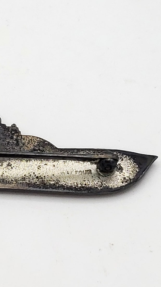 Us Army Air Force Rescue Badge Wwii Sterling - 5