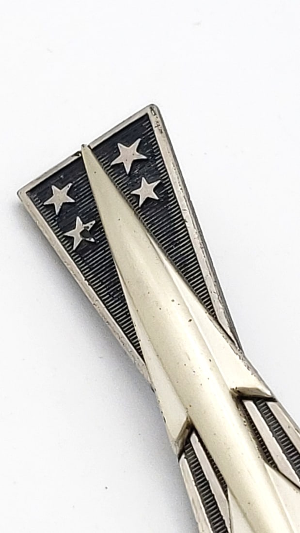 Us Air Force Missileman Badge Sterling Vanguard - 3