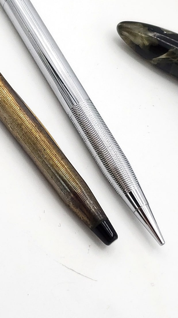 Pen Lot Sheafer Fountain, Sterling Cross Pen, Cross Pencil - 4