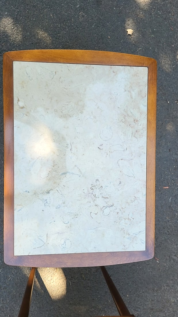 Pair Of Vintage Italian Travertine Besside Tables. - 3