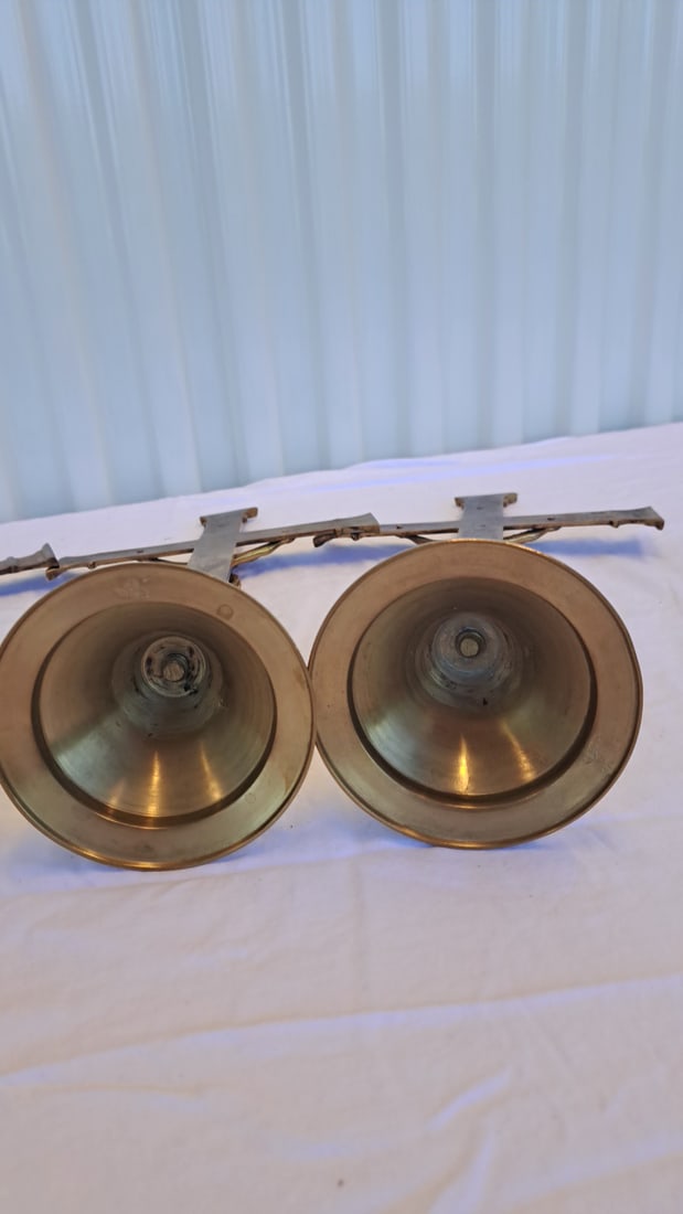 3 Brass Crucifix Altar Candlesticks With Jesus Christ - 8