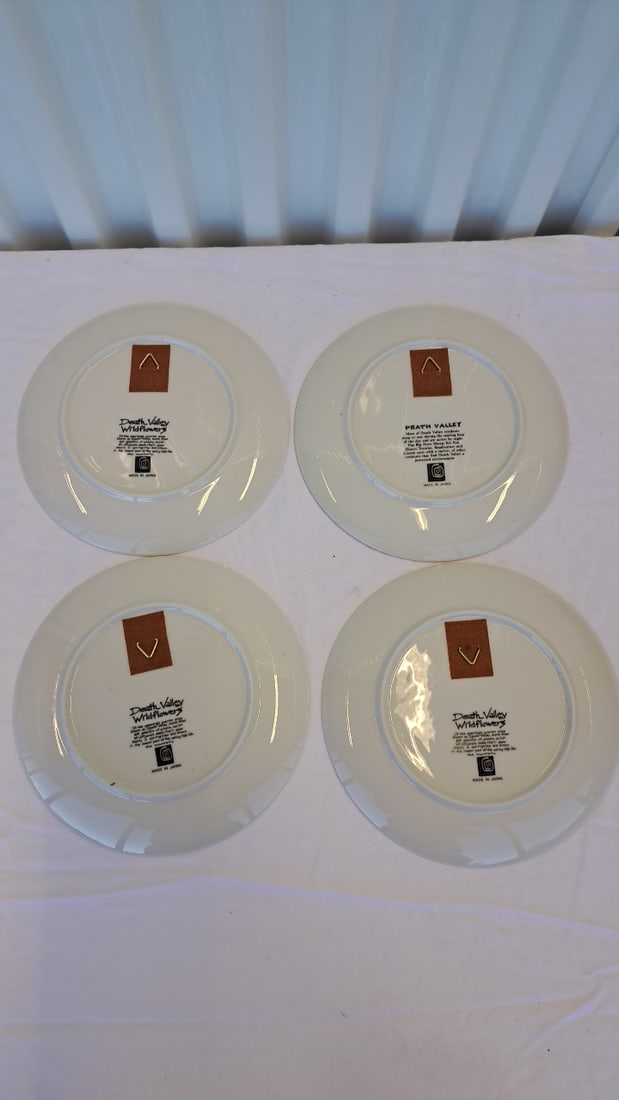 4 Death Valley Souvenir Decorative Plates Floral Desert Wildlife Designs - 7