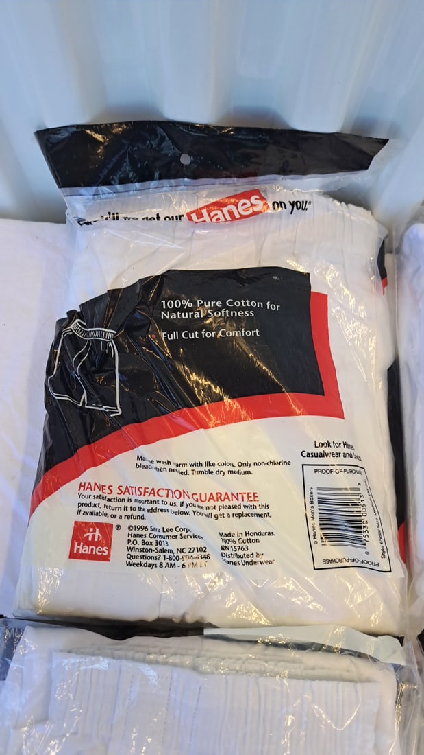 Hanes Mens White Boxers And T-shirts Size M - 7
