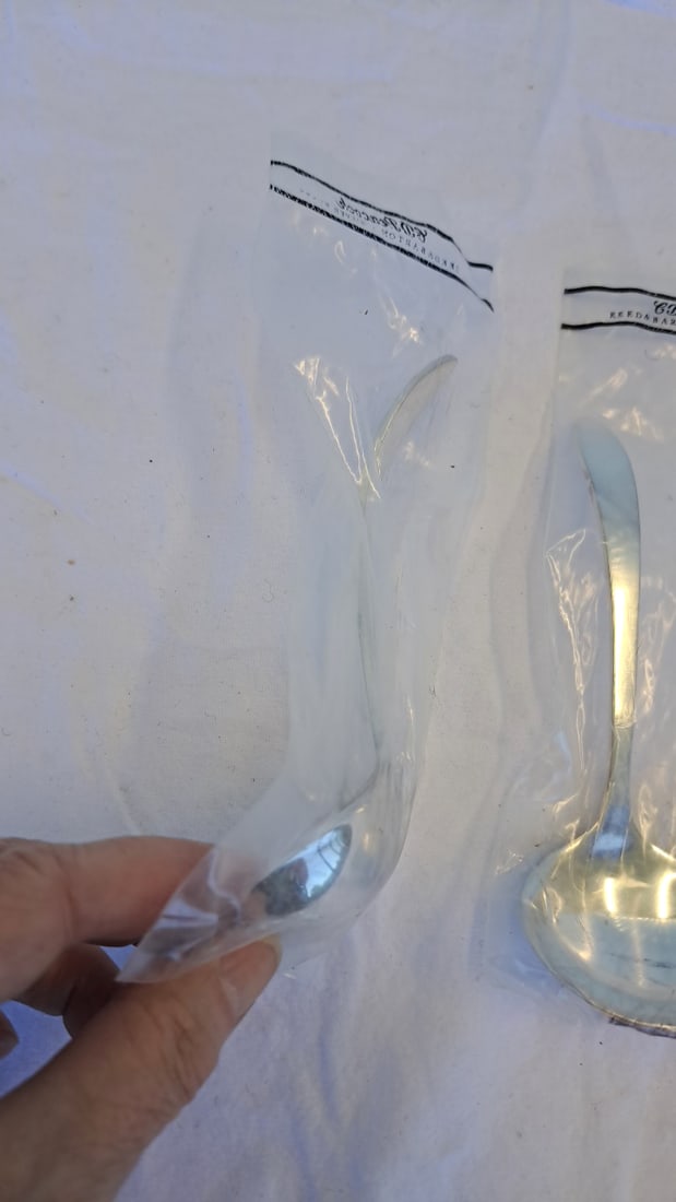 Reed And Barton Silver Plate C.D. Peacock Small Ladles - 3