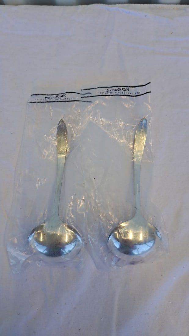 Reed And Barton Silver Plate C.D. Peacock Small Ladles - 4