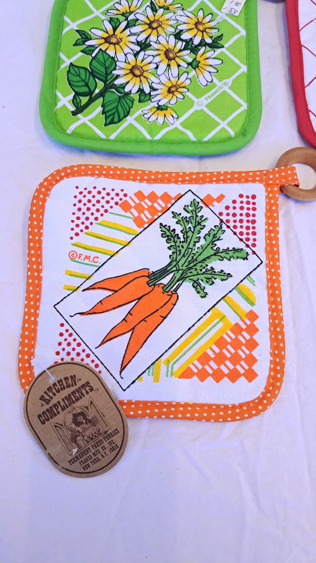 8 Kitchen Complements Homecare Kitchen Mates Potholders Bnwt - 6