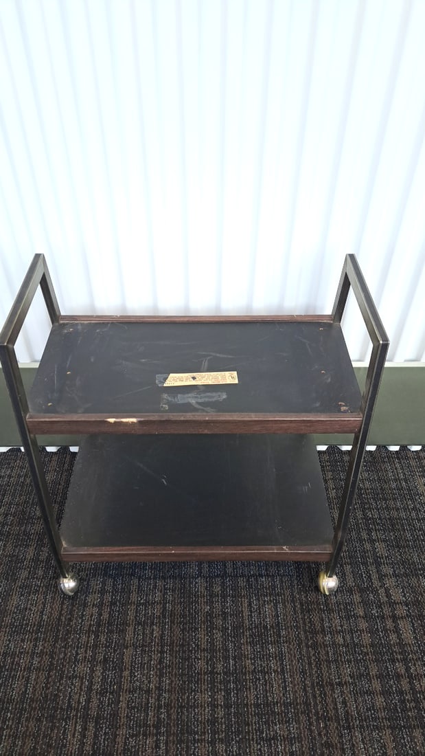 Rca Model Tco52 Two-tier Tv Cart With Casters Black Brown - 10