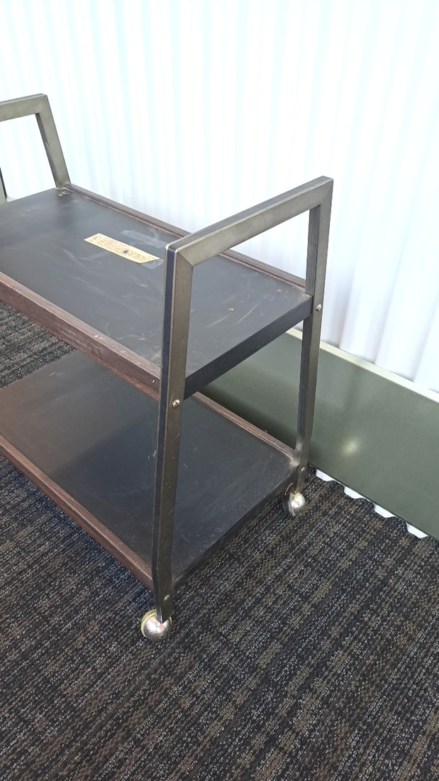 Rca Model Tco52 Two-tier Tv Cart With Casters Black Brown - 5