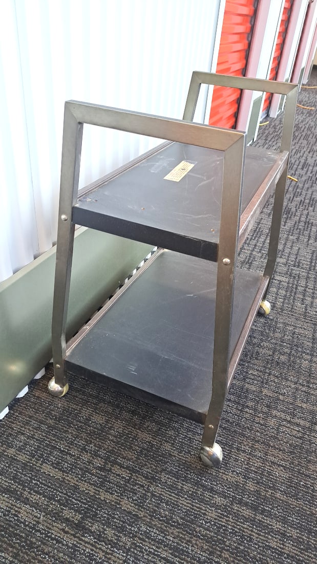 Rca Model Tco52 Two-tier Tv Cart With Casters Black Brown - 6
