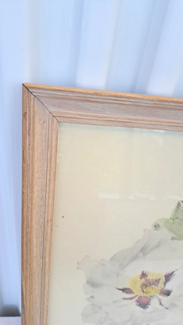 Framed Botanical Print A Single Tree Paeony - 2