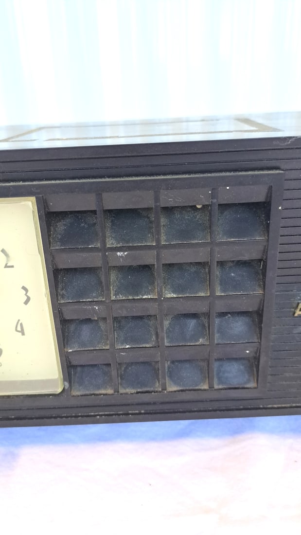 Admiral Telechron Clock Radio Black Bakelite Chassis 4m2a - 3