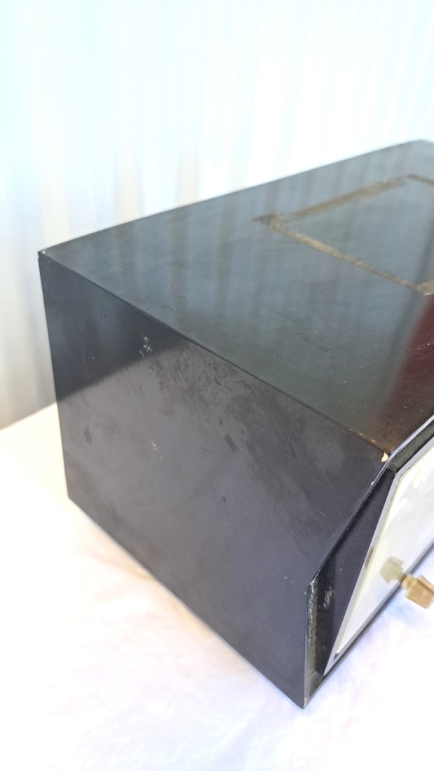 Admiral Telechron Clock Radio Black Bakelite Chassis 4m2a - 6
