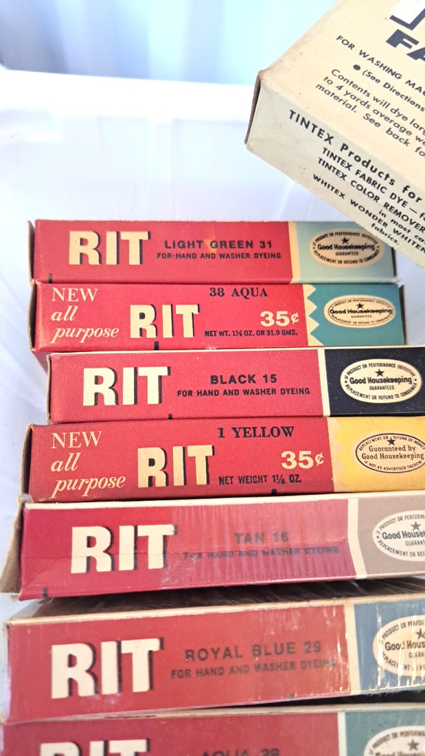 Rit Fabric Dyes Assorted Colors One Tintex Packet - 3