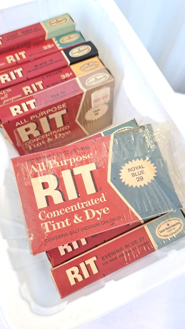 Rit Fabric Dyes Assorted Colors One Tintex Packet - 6