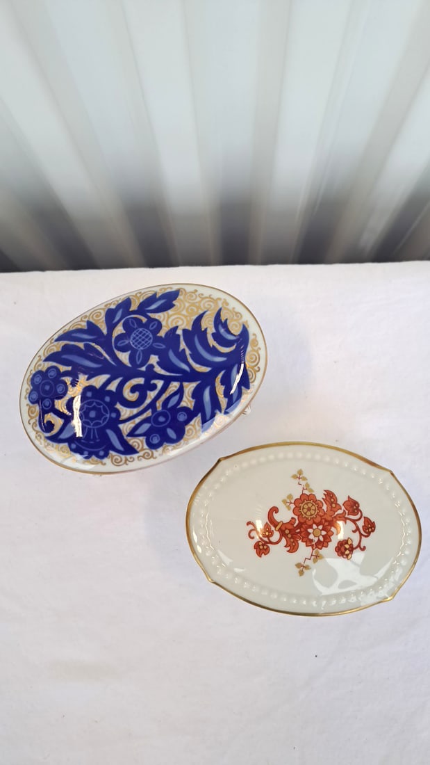 Bosshardt Co And Rosenthal Porcelain Oval Trinket Dishes - 2