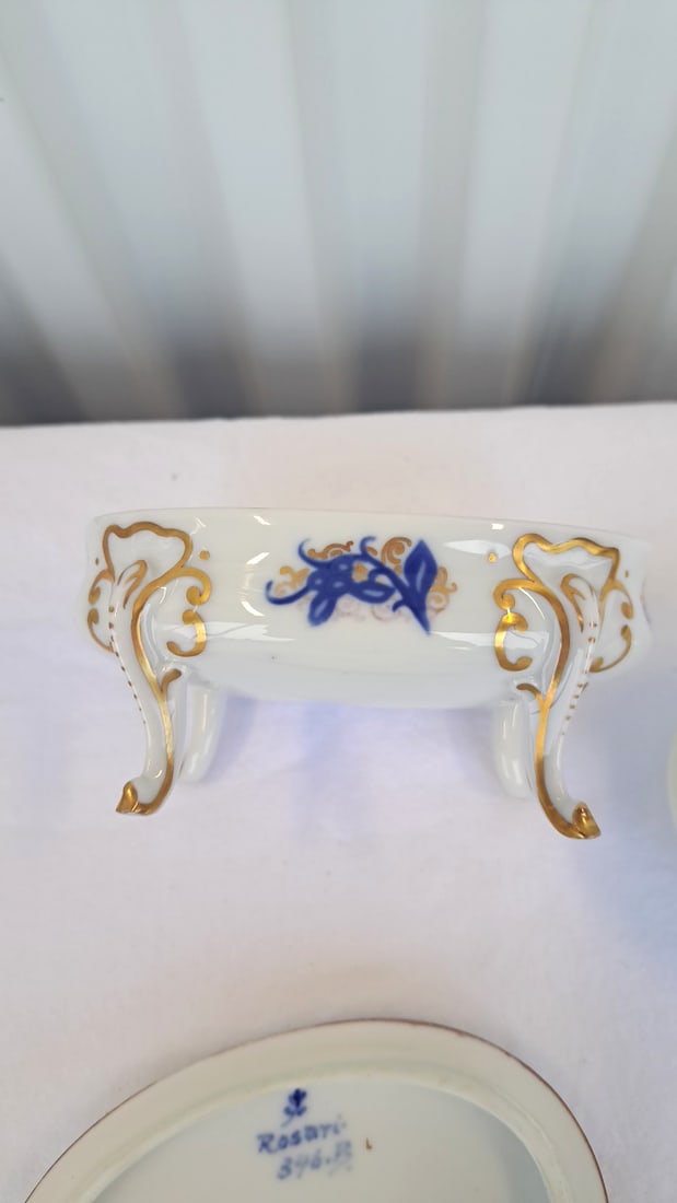 Bosshardt Co And Rosenthal Porcelain Oval Trinket Dishes - 5