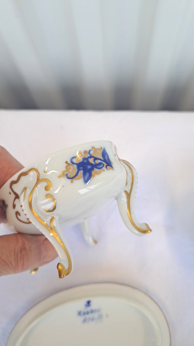 Bosshardt Co And Rosenthal Porcelain Oval Trinket Dishes - 8
