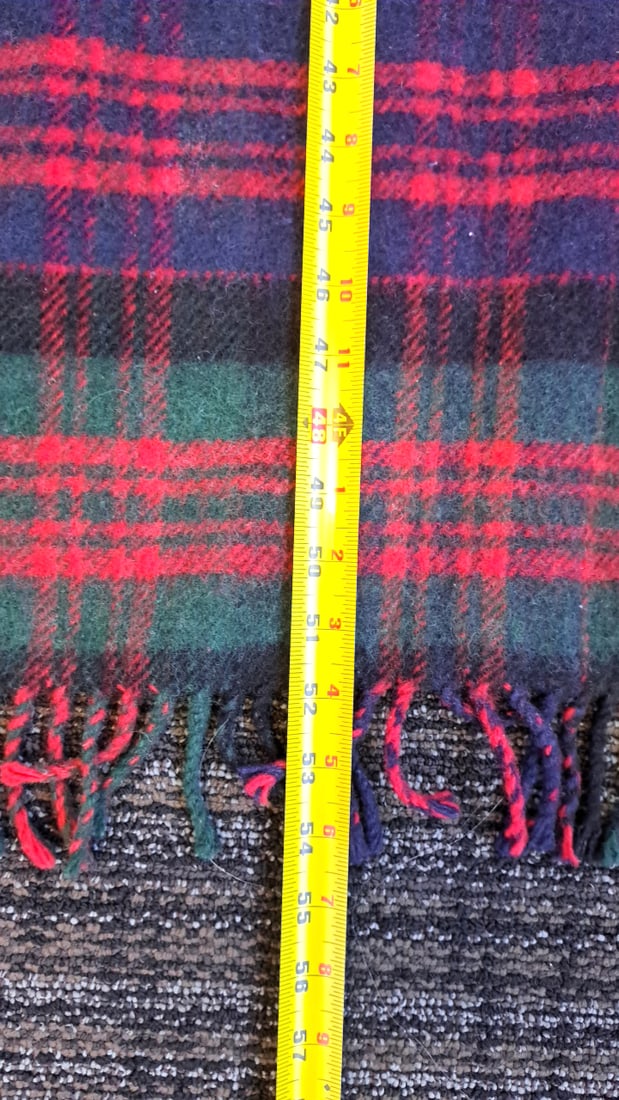 James Pringle Inverness Comfydown All Wool Tartan Plaid Throw Blanket - 2