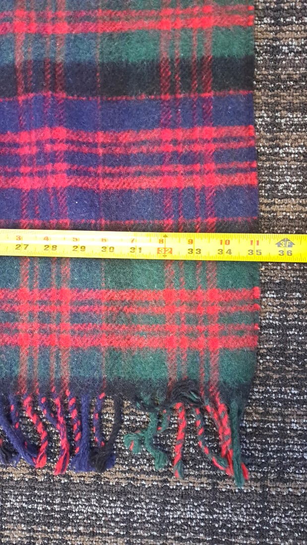 James Pringle Inverness Comfydown All Wool Tartan Plaid Throw Blanket - 3