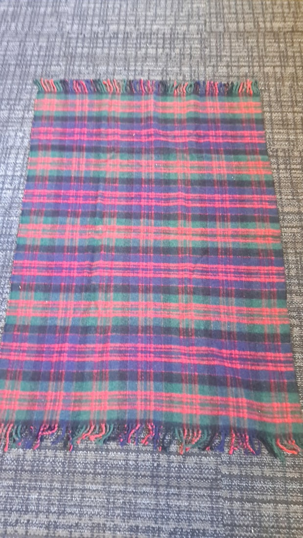 James Pringle Inverness Comfydown All Wool Tartan Plaid Throw Blanket - 4