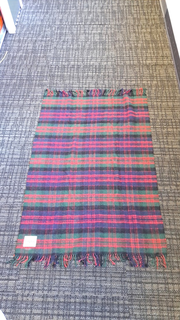 James Pringle Inverness Comfydown All Wool Tartan Plaid Throw Blanket - 5
