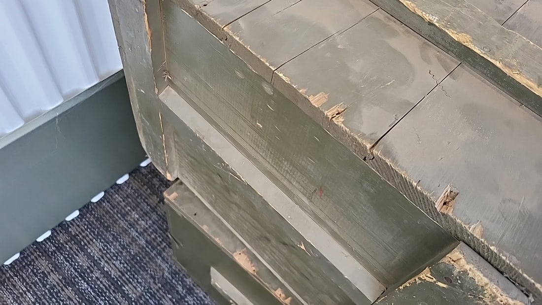 Two Olive Drab Military-style Storage Trunks With Hinged Lids - 5