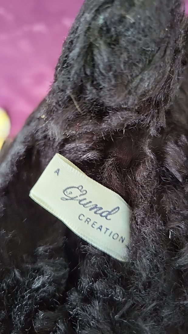 Gund Creation Black Plush Black Sheep Lamb With Vinyl Face 12 In - 4