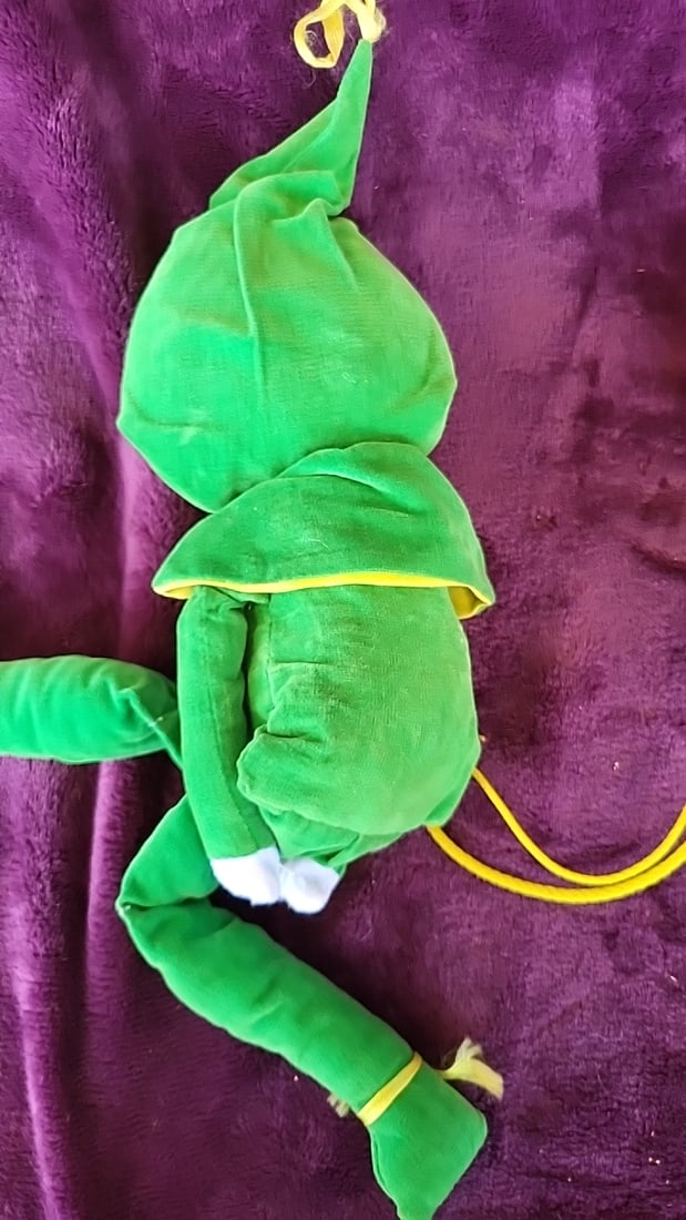 Russ Berrie I'm A Bedbug Pink Plush Bug, Green Cloth Doll & Dog Ornament Lot - 7