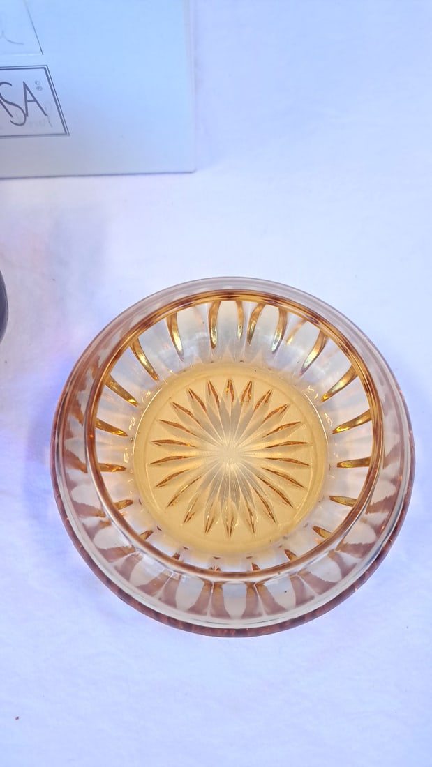 Mikasa Germany Cimarron Crystal Bowl And Two Other Glass Bowls - 5
