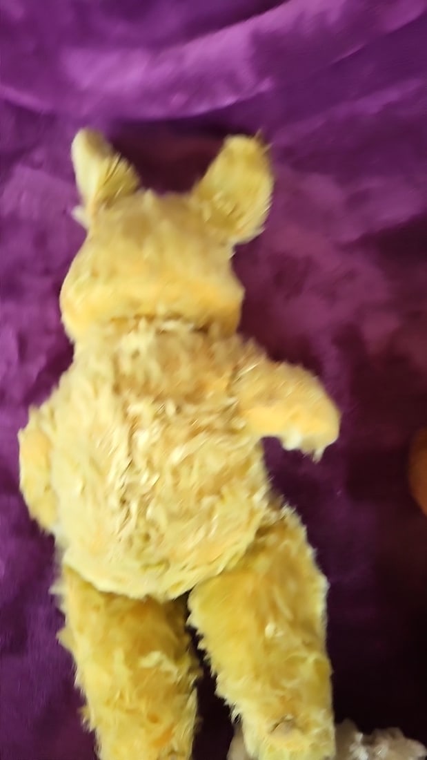 Lot Of 3 Plush Stuffed Teddy Bears, Brown Yellow Cream, 6-17 In - 7