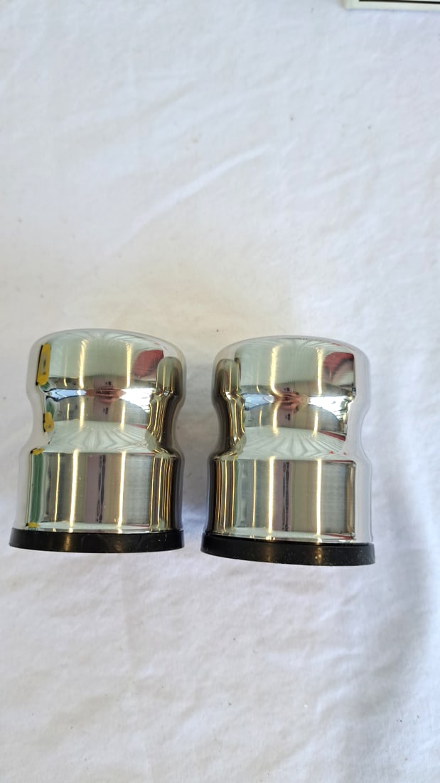 Kalmar Designs Danish 18-8 Stainless Steel Salt Pepper Shakers With Box - 4