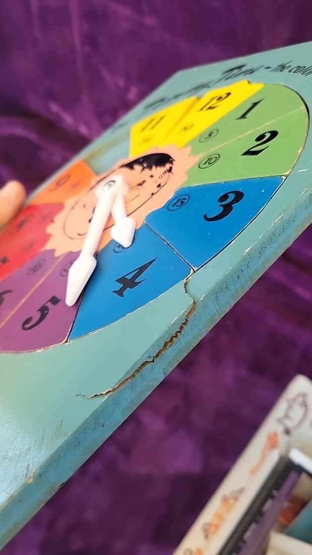 Vintage Children's Ephemera Lot: Tommy Time Clock, Crayon Eraso-board, Baby's Pets, Whitman Books - 9