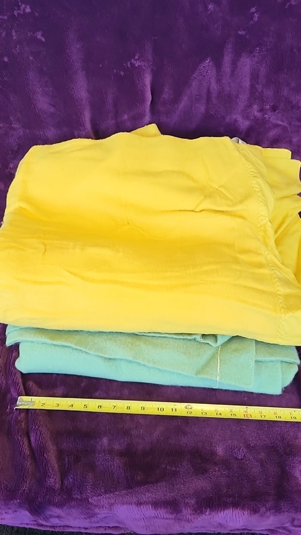 Pair Of Vintage Blankets- Wool And Electric Double Size - 5