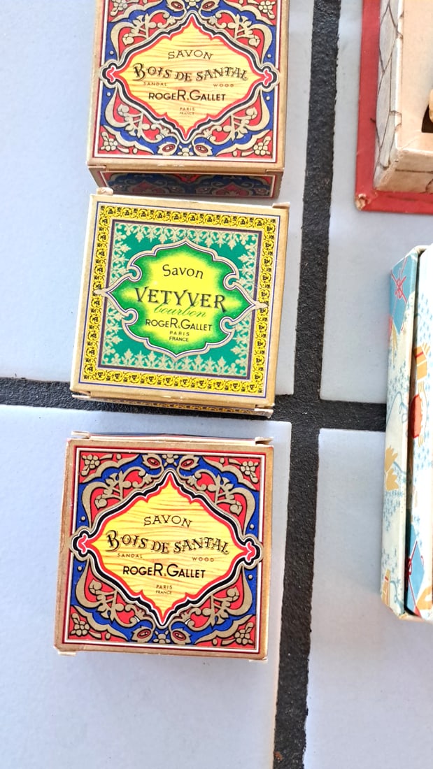 Roger Gallet Savon Hand Painted Kittens And Babies Castile Soap Lot - 3