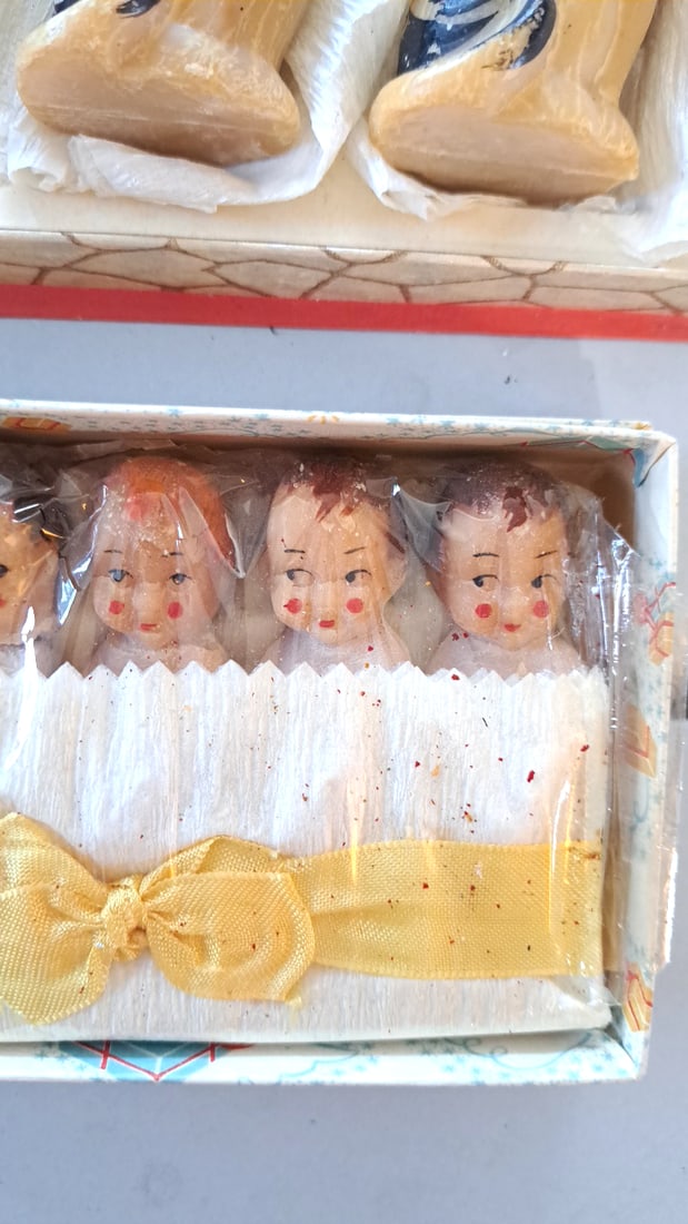 Roger Gallet Savon Hand Painted Kittens And Babies Castile Soap Lot - 5